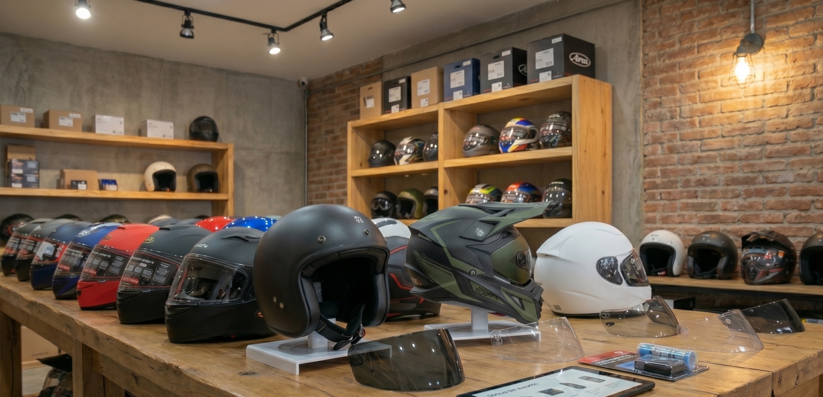 Cascos y Accesorios